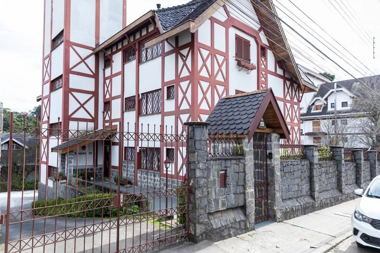 3 Quartos No Capivari Com Lareira Campos do Jordao Apartment